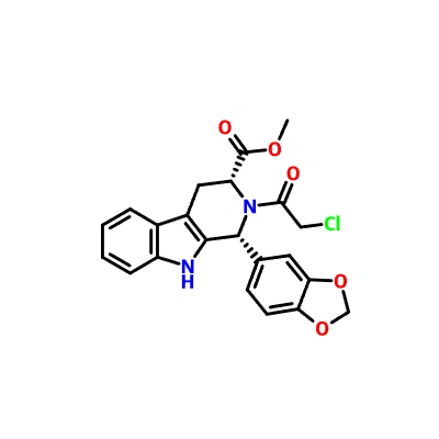 CAS 171489-59-1|(1R,3R)-METIL-1,2,3,4-TETRAHIDRO-2-KLOROACETIL-1-(3,4-METILENDIOKSIPENIL)-9H -PIRIDO[3,4-B]INDOL-3-KARBOKSILAT