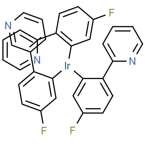 CAS:370878-69-6|Tris[5-fluoro-2-(2-piridinil-kN)fenil-kC]iridij(III)