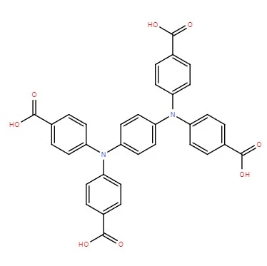 CAS:873655-81-3|4,4',4'',4''''-(1,4-fenilenbis(azanetriil))tetrabenzojeva kiselina (TCPPDA)