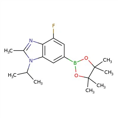 CAS:1231930-37-2|4-Fluoro-2-metil-1-(1-metiletil)-6-(4,4,5,5-tetrametil-1,3 ,2-dioksaborolan-2-il)-1H-benzimidazol