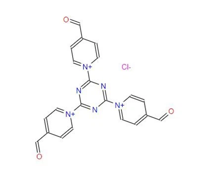CAS:2242469-77-6丨1,1',1''-(1,3,5-triazin-2,4,6-triil)tris(4- formilpiridin-1-ium) klorid (1:3)